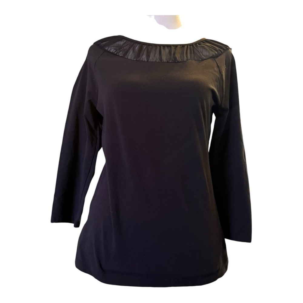 Active Seller! Jones New York 3/4 length sleeve blouse size Medium